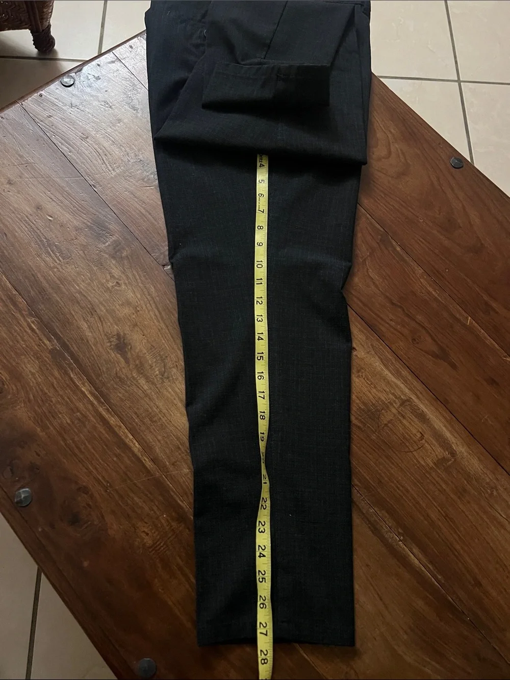 Zara Men's Pants in Dark Charcoal